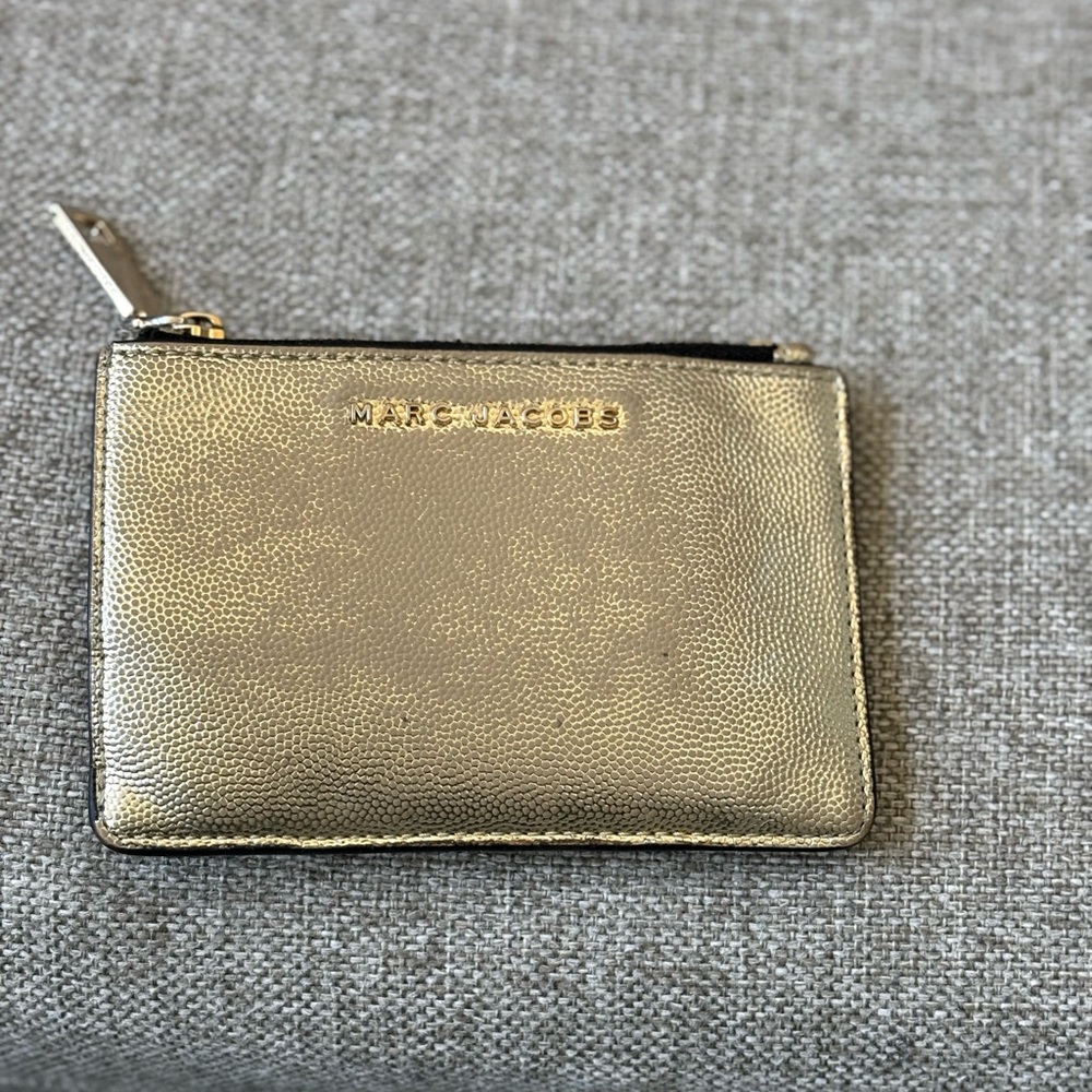 Marc Jacob’s, gold coin purse with card holders